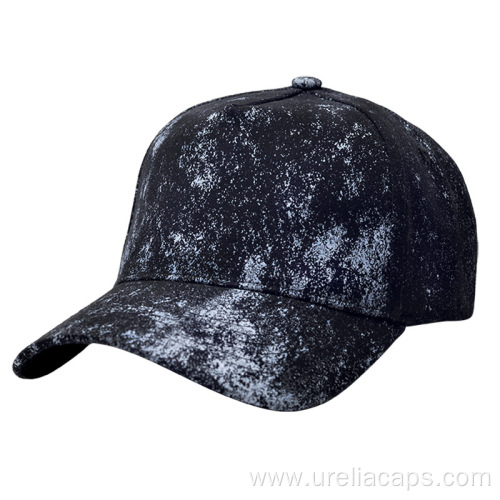 Tie dye fabric sports hat